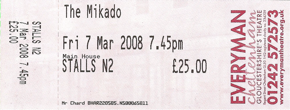 The Mikado Ticket